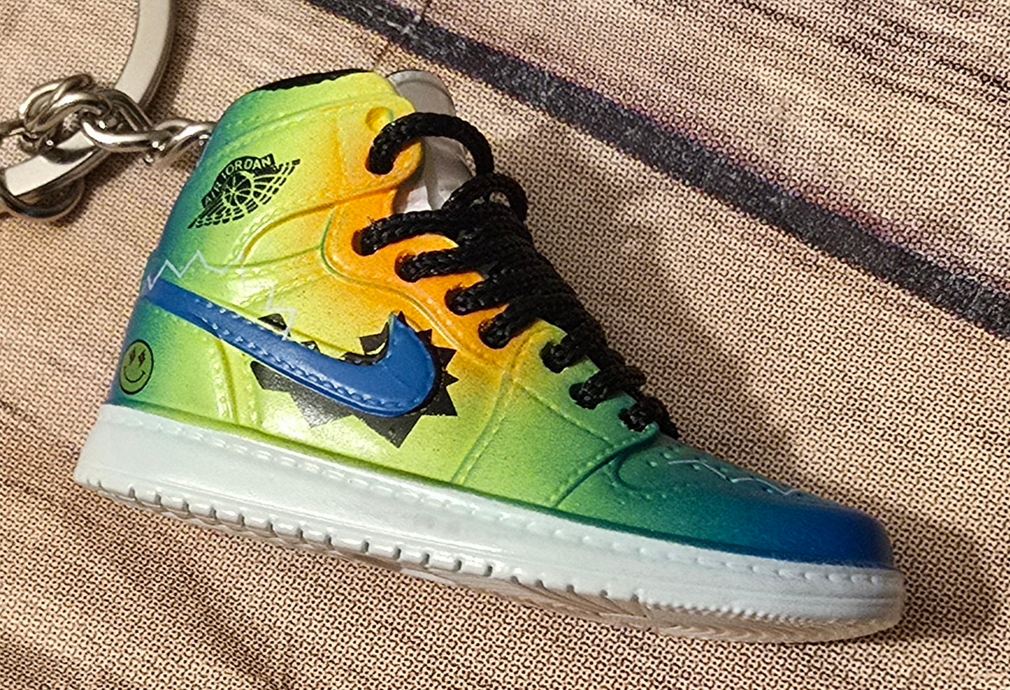3D Sneaker Keychain AJ1 J Balvin