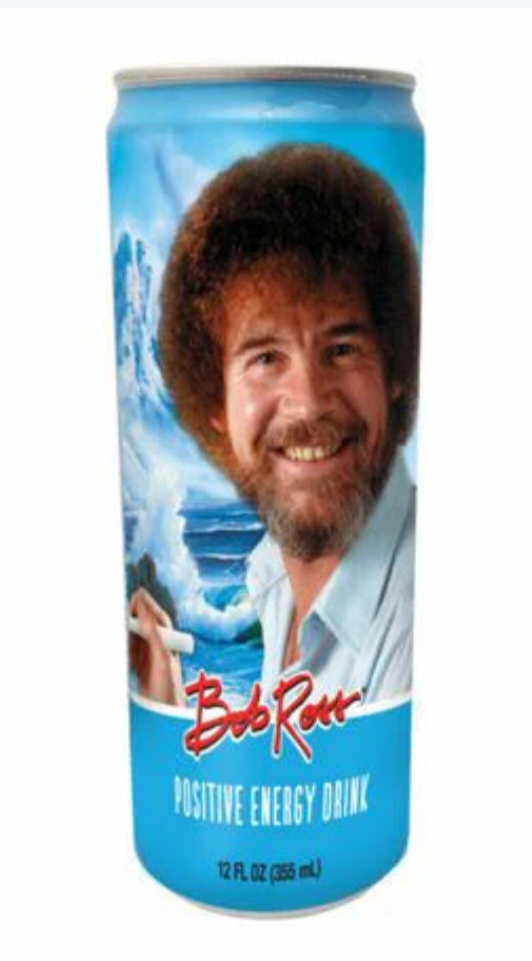 Bob Ross Positive Energy Drink