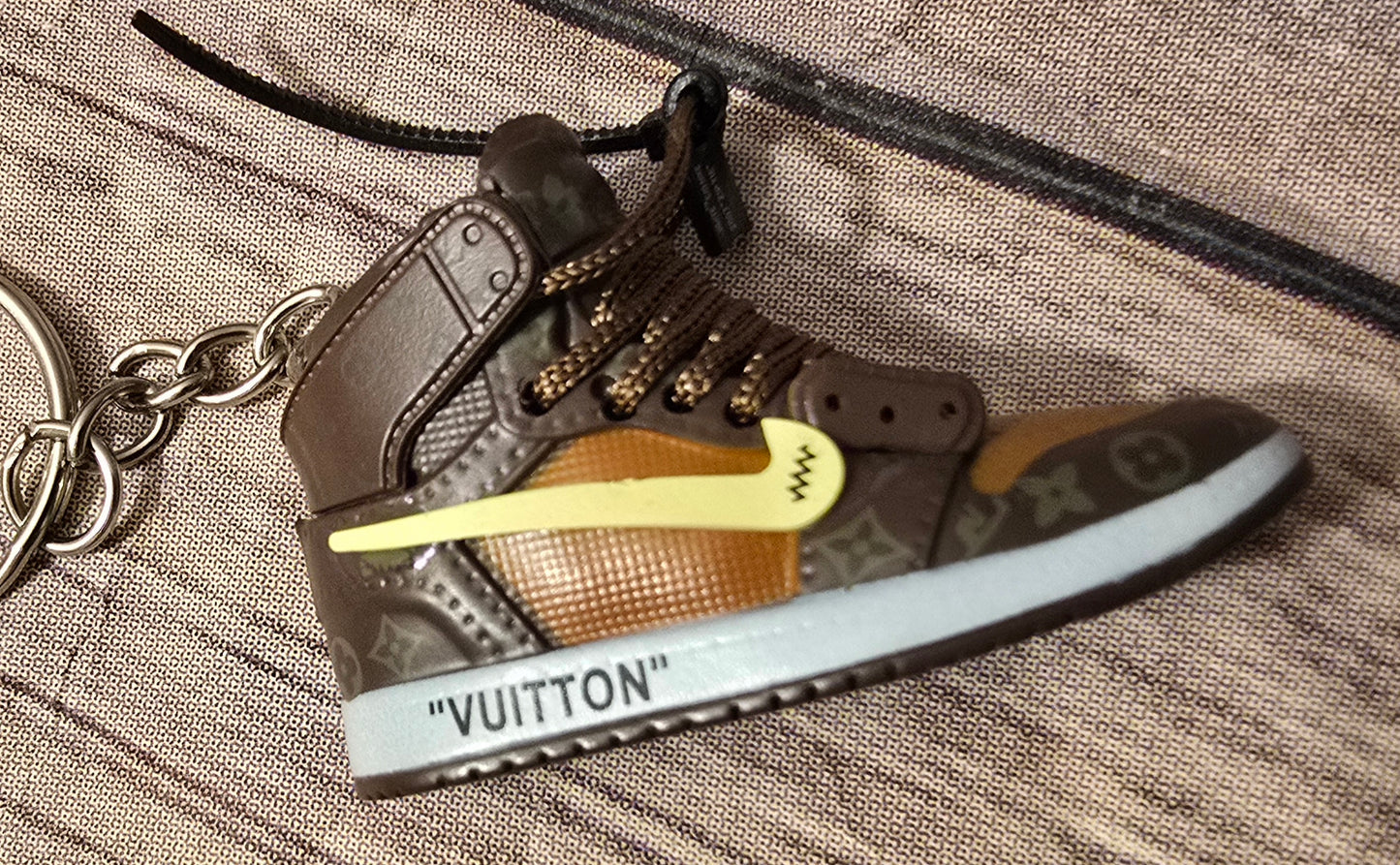 3D sneaker keychain LV High