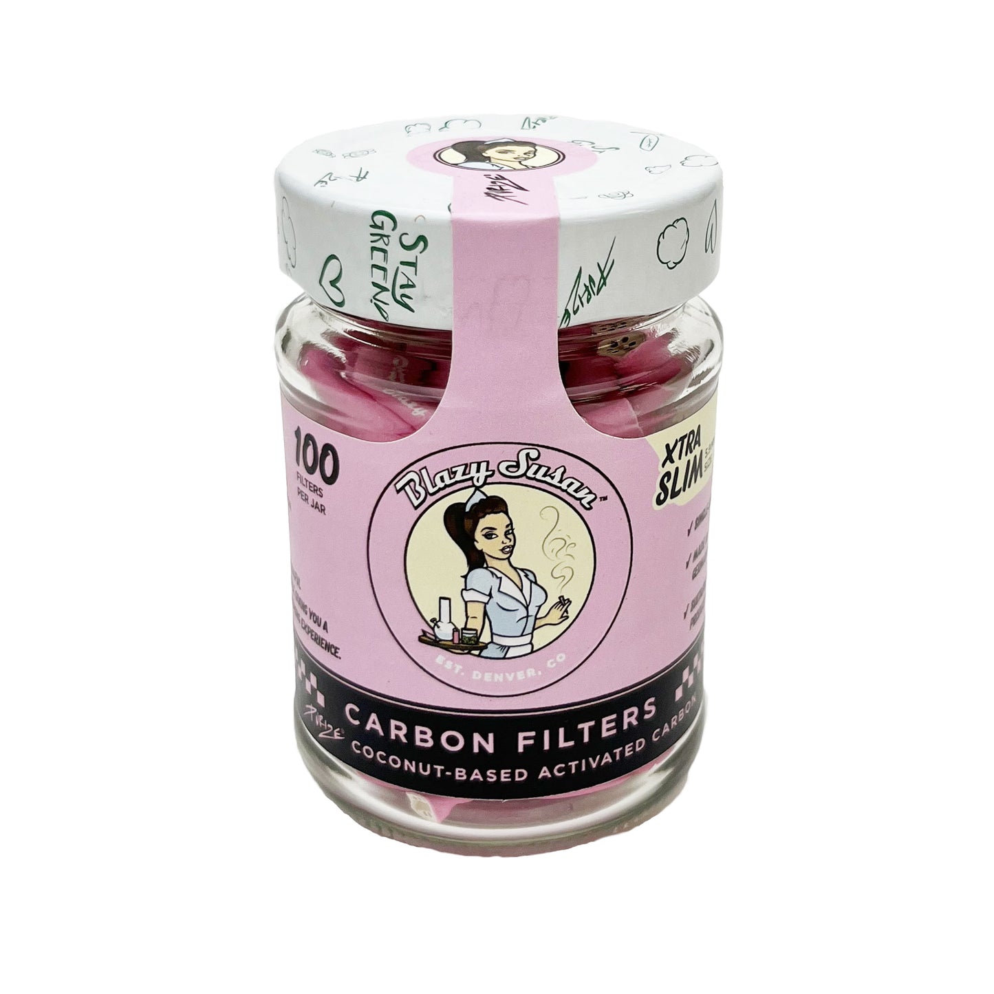 Blazy Susan carbon filter tips (100ct)